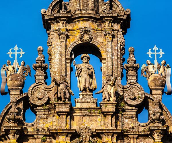 From León to Santiago de Compostela.