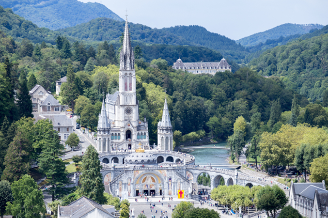 The Basilica of Our Lady of Lourdes, France